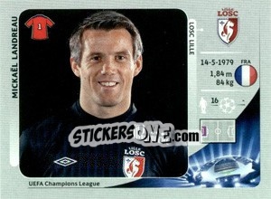 Sticker Mickaël Landreau - UEFA Champions League 2012-2013 - Panini