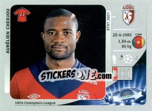 Sticker Aurélien Chedjou - UEFA Champions League 2012-2013 - Panini