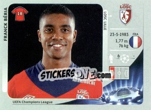 Sticker Franck Béria - UEFA Champions League 2012-2013 n. 412 - Panini