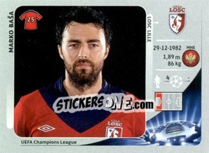 Sticker Marko Baša - UEFA Champions League 2012-2013 - Panini