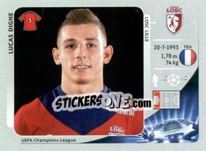 Sticker Lucas Digne - UEFA Champions League 2012-2013 n. 414 - Panini