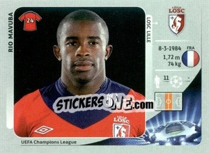 Sticker Rio Mavuba - UEFA Champions League 2012-2013 - Panini