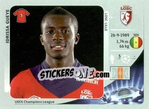 Sticker Idrissa Gueye - UEFA Champions League 2012-2013 n. 419 - Panini