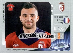 Figurina Marvin Martin - UEFA Champions League 2012-2013 n. 420 - Panini