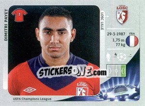 Sticker Dimitri Payet - UEFA Champions League 2012-2013 n. 421 - Panini