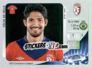 Figurina Túlio de Melo - UEFA Champions League 2012-2013 n. 424 - Panini