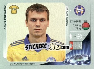 Sticker Denis Polyakov - UEFA Champions League 2012-2013 - Panini