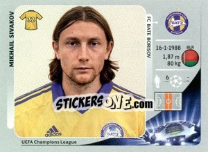 Cromo Mikhail Sivakov - UEFA Champions League 2012-2013 - Panini