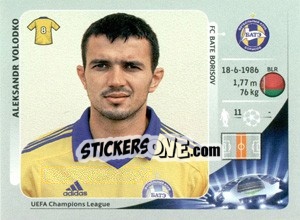 Figurina Aleksandr Volodko - UEFA Champions League 2012-2013 - Panini