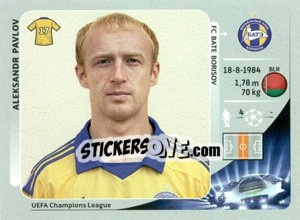 Cromo Aleksandr Pavlov - UEFA Champions League 2012-2013 - Panini