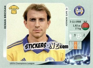 Sticker Renan Bressan - UEFA Champions League 2012-2013 n. 439 - Panini