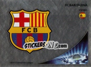 Figurina FC Barcelona Badge - UEFA Champions League 2012-2013 - Panini