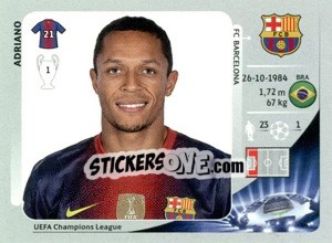 Figurina Adriano Correia - UEFA Champions League 2012-2013 - Panini