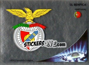 Sticker SL Benfica Badge - UEFA Champions League 2012-2013 n. 462 - Panini