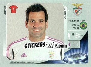Sticker Artur - UEFA Champions League 2012-2013 - Panini