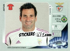 Cromo Artur - UEFA Champions League 2012-2013 - Panini