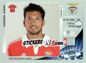 Sticker Ezequiel Garay - UEFA Champions League 2012-2013 n. 466 - Panini