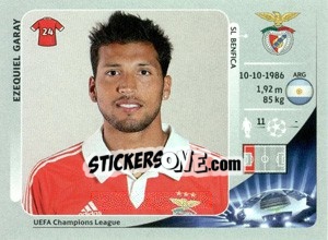 Cromo Ezequiel Garay - UEFA Champions League 2012-2013 - Panini