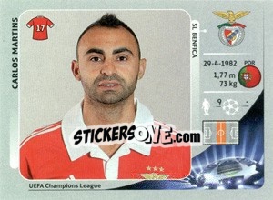 Sticker Carlos Martins - UEFA Champions League 2012-2013 - Panini