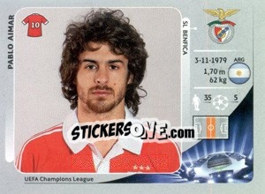 Sticker Pablo Aimar - UEFA Champions League 2012-2013 - Panini