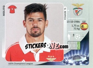 Sticker Nolito - UEFA Champions League 2012-2013 - Panini