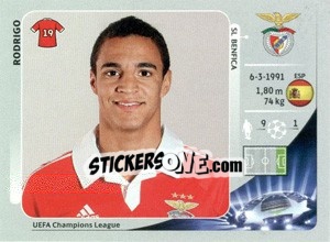 Sticker Rodrigo Moreno - UEFA Champions League 2012-2013 - Panini