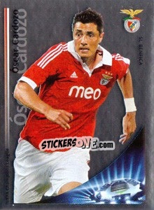 Sticker Óscar Cardozo - Key Player - UEFA Champions League 2012-2013 - Panini