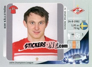 Sticker Kim Källström - UEFA Champions League 2012-2013 n. 488 - Panini