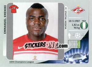 Sticker Emmanuel Emenike - UEFA Champions League 2012-2013 n. 495 - Panini