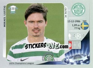 Sticker Mikael Lustig - UEFA Champions League 2012-2013 - Panini