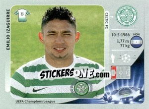 Sticker Emilio Izaguirre - UEFA Champions League 2012-2013 n. 502 - Panini