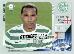 Sticker Kelvin Wilson - UEFA Champions League 2012-2013 n. 504 - Panini