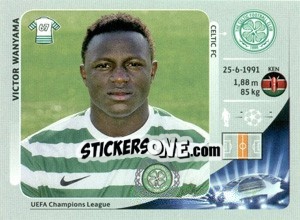Sticker Victor Wanyama - UEFA Champions League 2012-2013 n. 508 - Panini