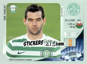Sticker Joe Ledley - UEFA Champions League 2012-2013 n. 509 - Panini