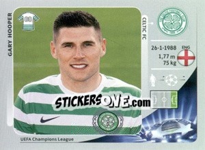 Sticker Gary Hooper - UEFA Champions League 2012-2013 - Panini