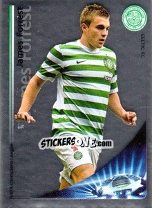 Sticker James Forrest - Key Player - UEFA Champions League 2012-2013 - Panini