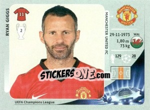 Sticker Ryan Giggs - UEFA Champions League 2012-2013 n. 524 - Panini