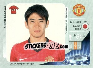 Sticker Shinji Kagawa - UEFA Champions League 2012-2013 n. 526 - Panini