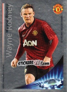 Sticker Wayne Rooney - Key Player - UEFA Champions League 2012-2013 n. 533 - Panini