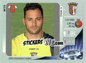 Sticker Beto - UEFA Champions League 2012-2013 - Panini