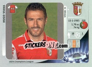 Figurina Hugo Viana - UEFA Champions League 2012-2013 - Panini