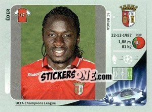 Sticker Éder - UEFA Champions League 2012-2013 n. 547 - Panini