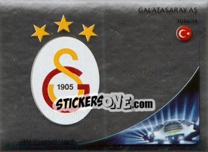 Cromo Galatasaray AS Badge - UEFA Champions League 2012-2013 - Panini
