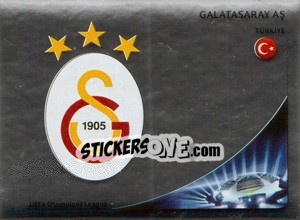 Sticker Galatasaray AS Badge - UEFA Champions League 2012-2013 n. 552 - Panini