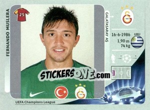 Sticker Fernando Muslera - UEFA Champions League 2012-2013 n. 553 - Panini