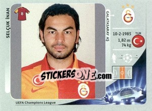 Sticker Selçuk Inan - UEFA Champions League 2012-2013 n. 562 - Panini