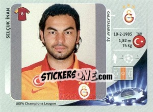 Figurina Selçuk Inan - UEFA Champions League 2012-2013 - Panini