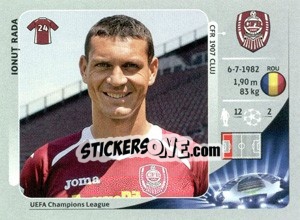 Sticker Ionut Rada - UEFA Champions League 2012-2013 - Panini