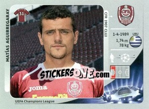Sticker Matías Aguirregaray - UEFA Champions League 2012-2013 - Panini