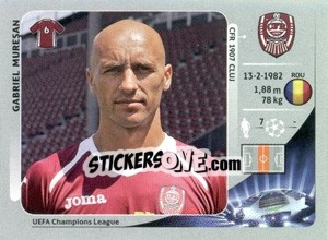 Sticker Gabriel Mureşan - UEFA Champions League 2012-2013 n. 579 - Panini
